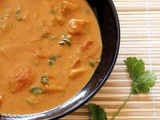 Potato Tomato Spinach Gravy Recipe For Chapati/Rice