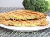 Broccoli sandwich / corn-broccoli sandwich
