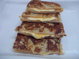 Cheese-egg french toast