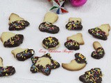 Chocolate dipped cookie / choclolate dipped cookies