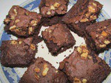 Chocolate-walnut brownie