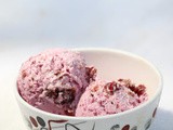 Cranberry ice-cream