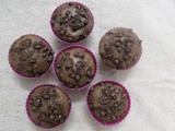 Egg-less banana chocolate muffins