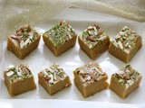 Mohanthal / besan burfi/ gram flour fudge
