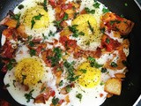 One-pot potato egg / potato egg / arabic style egg