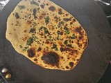 Tandoori naan / tandoori atta naan / whole wheat flour naan