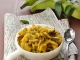 Kaaya Mezhukupuratti/Raw plantain stir fry