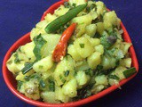 A Tasty Side Dish—scallions Curry/Onion Leaves Curry
