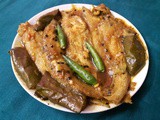 Bengali Recipe–Pabda Fish With Eggplant