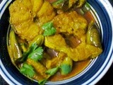 Delicious Gravy Of Aar Fish With Eggplant/Begun  -  Aar Mach
