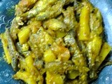 Dry Dish Of Mola Carplet (Mourala Fish)/Mourala Macher Jhal