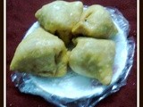 Fried Pastry/Bengali Sweet Shingara/Khoya Samosa/Indian Festival Sweet