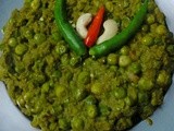 Green Curry With Peas /Healthy Peas Gravy/Karaishuntir Curry