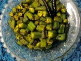 Ladies Finger Recipe/Okra (Bhendi) Fry/Bengali Dherash Bhaja
