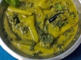 Lentil with Leaves, Shoots And Stems Of Bottle Gourd / Bengali Lau Shaker Dal