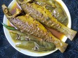 Light Gravy Of Bata Maach (Reba Carp) With Eggplant (Begun)
