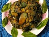 Neem Leaves With Eggplant / Bengali Neem Begun Bhaja
