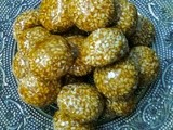 Sesame Seeds Laddu/ Bengali Tiler Naru Recipe