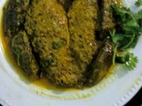 Shorpunti Fish(Olive Barb)With Eggplant/Shorpunti–Begun Gravy