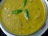 Split Bengal Gram Gravy / Thick Chana Dal / Cholar Dal