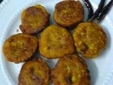 Stuffed Teasel Gourd Fritters/Kakrol Pur Bhaja