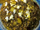 Veg. Curry Of Banana Flower / Bengali Mochar Ghanto