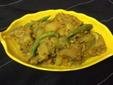 Veg. Side Dish With Ridge Gourd And Golden Gram (Moong Dal)/Jhinge- Moong
