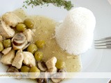 Chicken with green olives