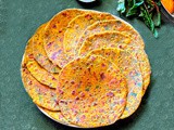 Beetroot Leaves Paratha Flatbread (Chukandar Patta Parathe)