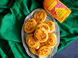 Butter Chicken Pinwheels – Puff Pastry Party Snack #diwalisnacks