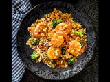 Indian Curry Shrimp Fried Rice