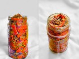 Instant Punjabi Red Chilli Pickle Recipe