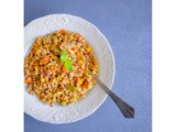 Quick Vegetable Quinoa Pilaf Pulao (using Pressure Cooker xl) v+gf