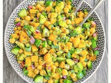 Vegan Zaatar Mango Chickpea Salad