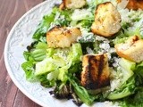 Summertime Cooking with Epicurean Butter: Grilled Caesar Salad with Roasted Garlic and Herb Croutons