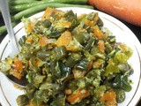 Beans-Carrot Poriyal / Green Beans and Carrot Stir Fry