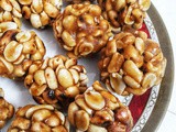 Kadalai Urundai - Indian Peanut-Jaggery Balls