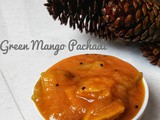Maangaai Pachadi / Green Mango Pachadi - Summer's Sweet-Sour-Spicy
