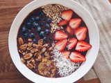 Acai Smoothie Bowls with Berries