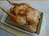 Default roast chicken (with bacon, lettuce and peas)