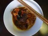 Korean Beef with Enoki Noodles