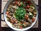 One Pot Ratatouille with Chickpeas