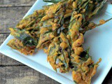 Curry leaves pakoda recipe, easy evening snack recipes
