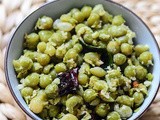 Green Peas Sundal - South Indian Navaratri Recipes