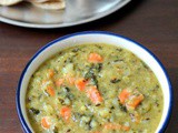 Mixed vegetable dal recipe, vegetable dal step by step