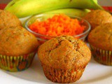 Vegan Banana Carrot Muffins