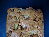 Pistachio Rhubarb + Candied Ginger Loaf