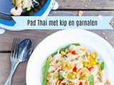 Pad Thai met kip en garnalen recept