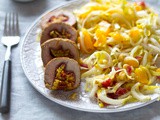 Recept gevulde bresaola gevulde varkenshaas met witlof salade