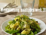 Weekplanning maaltijden week 28